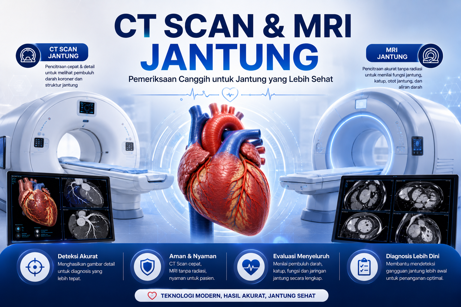 CT Scan dan MRI Jantung — perbandingan pemeriksaan pencitraan kardiak di Malaysia