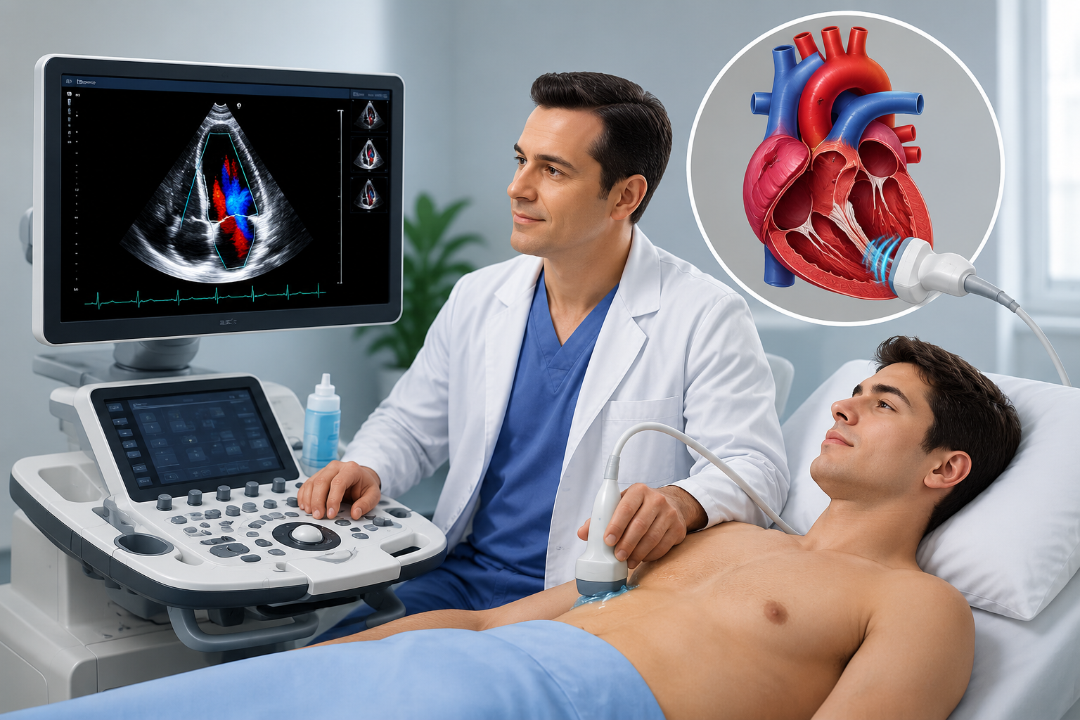 Echo jantung (echocardiogram) — prosedur USG jantung menggunakan gelombang ultrasonik