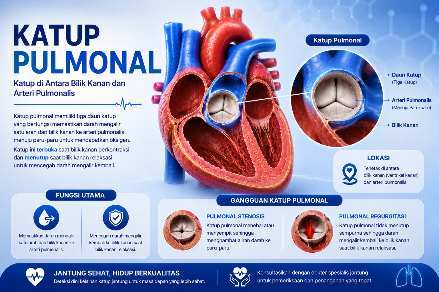 Katup Pulmonal jantung — penyakit katup pulmonal kongenital
