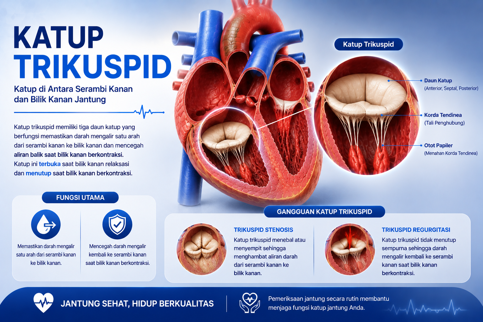 Katup Trikuspid jantung — regurgitasi trikuspid fungsional