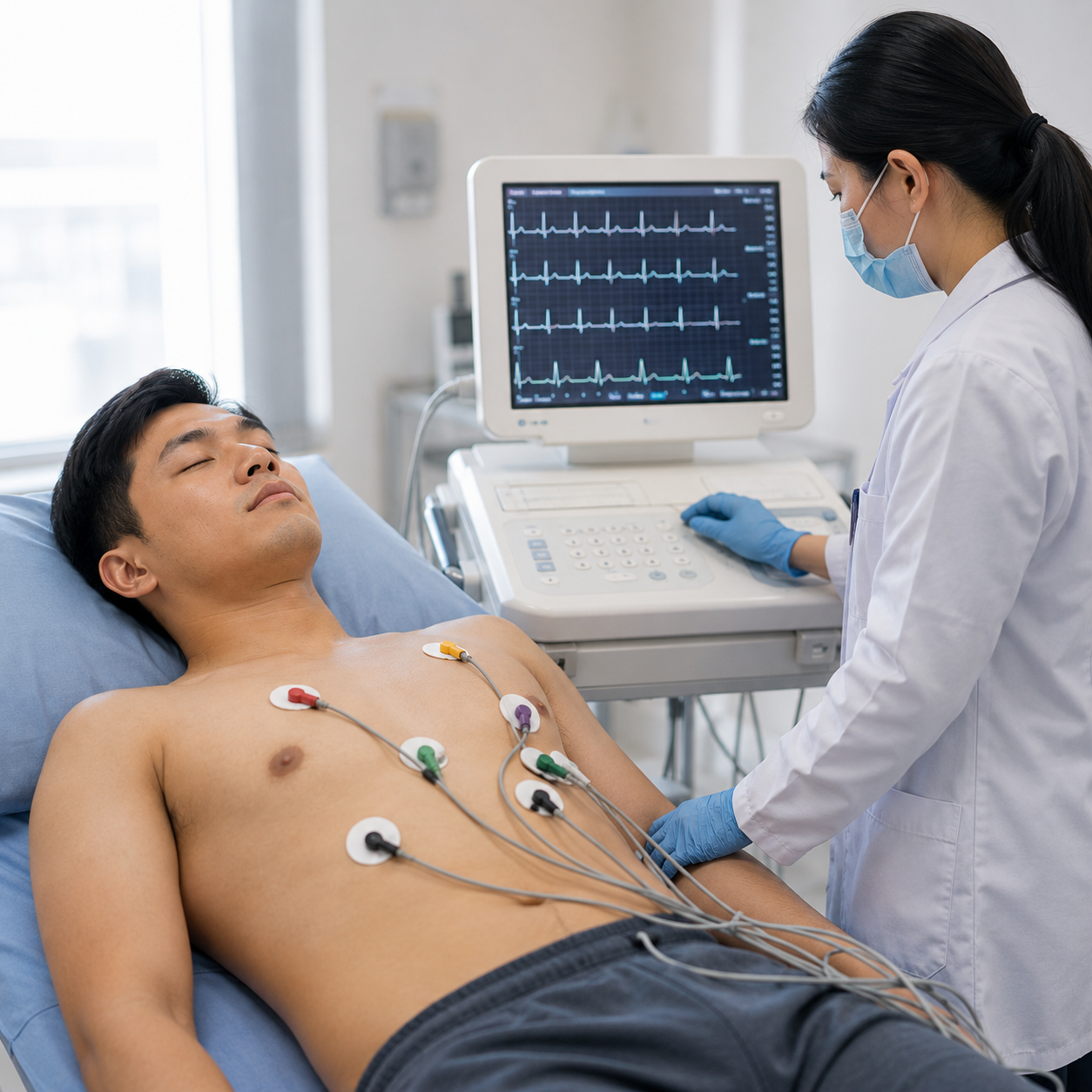 Pemeriksaan EKG jantung